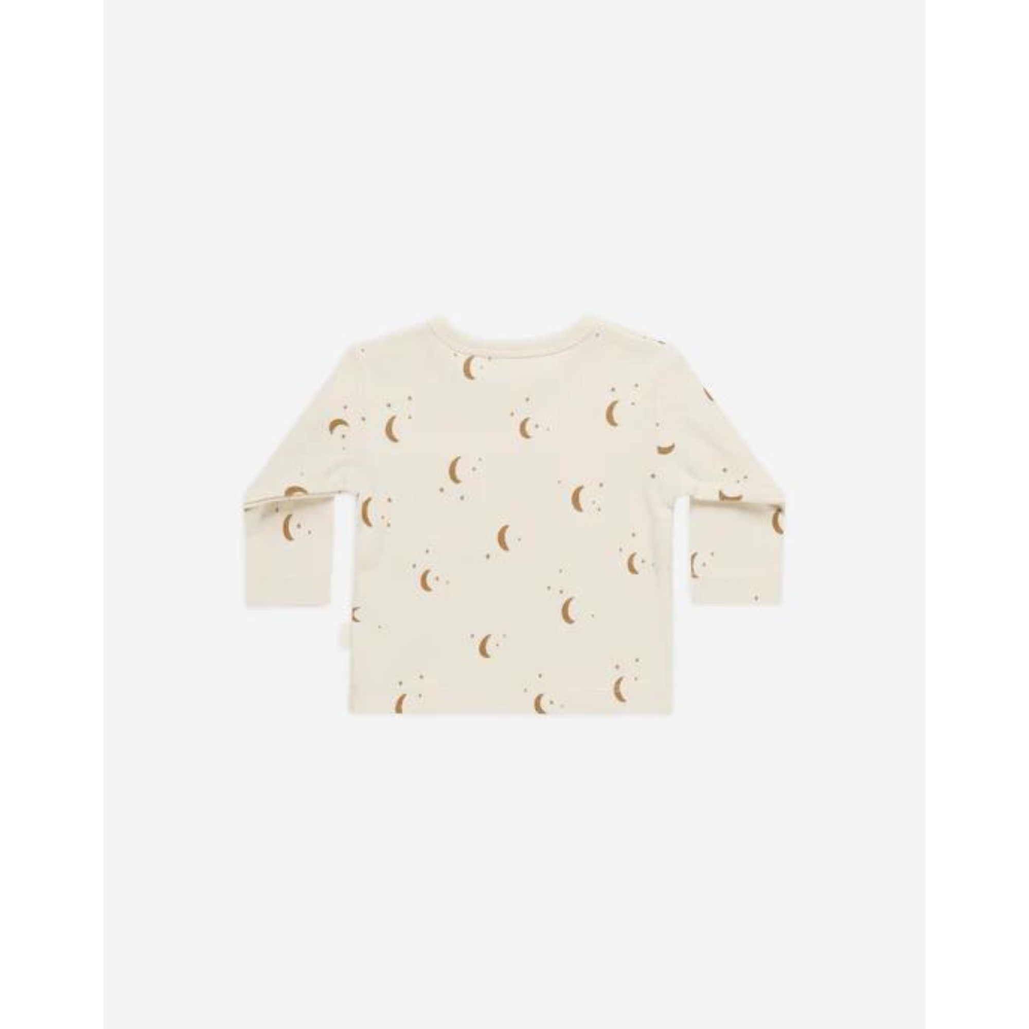 QUINCY MAE Zip Long Sleeve Pocket Tee - Moons