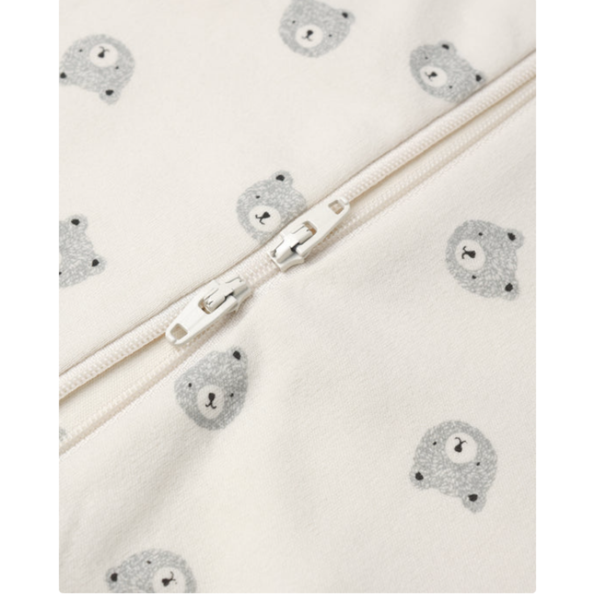 QUINCY MAE Zip Long Sleeve Sleeper - Bears