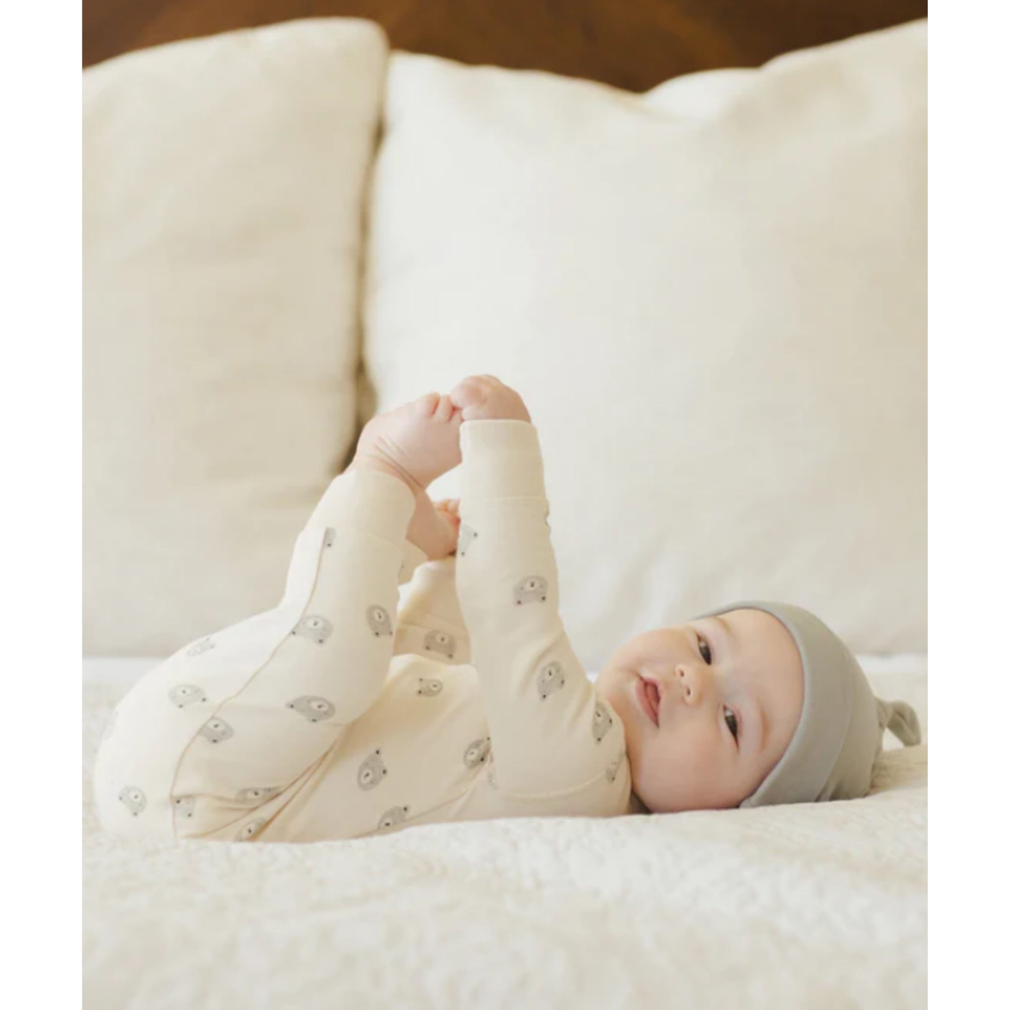 QUINCY MAE Zip Long Sleeve Sleeper - Bears