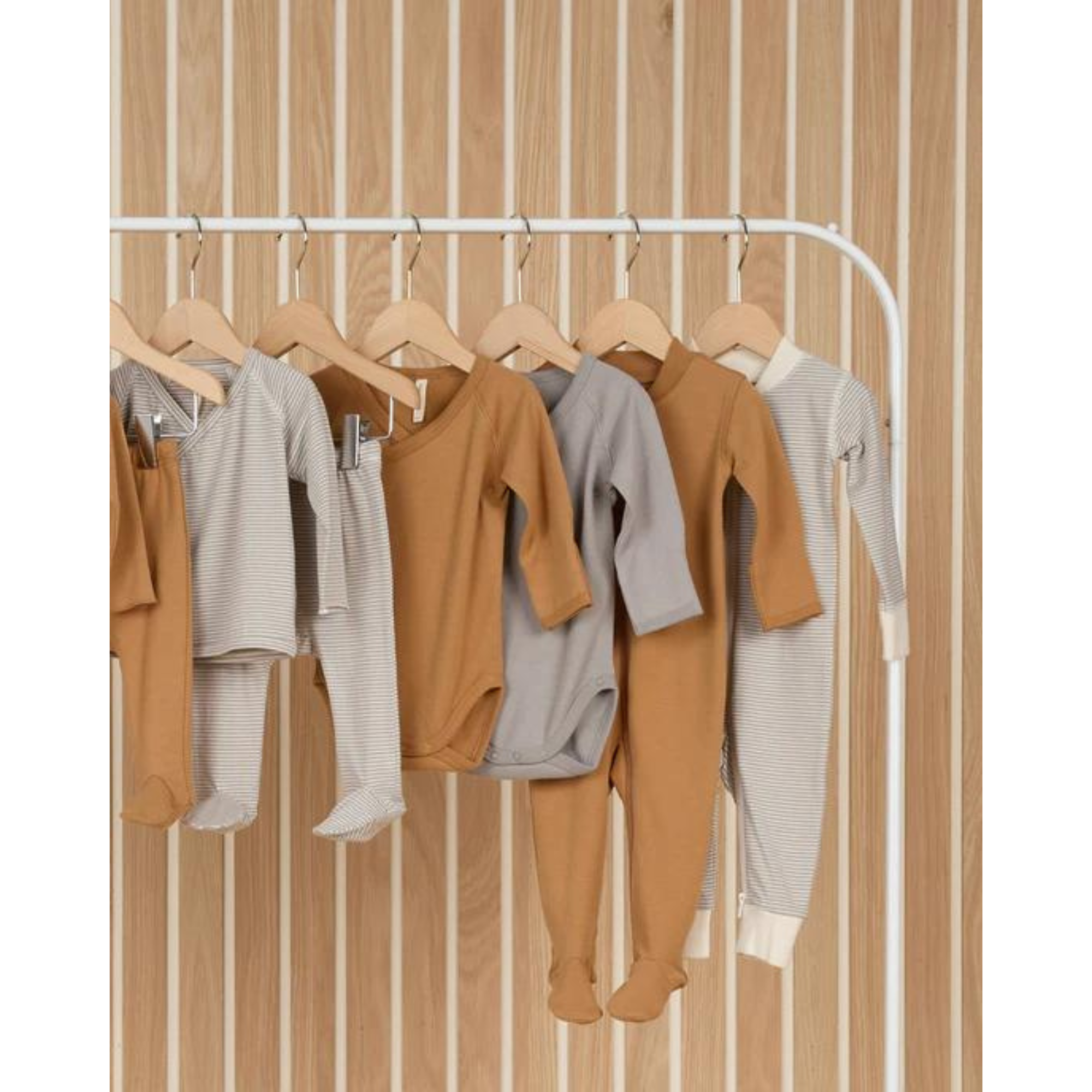 QUINCY MAE Zip Long Sleeve Sleeper - Blue Micro Stripes