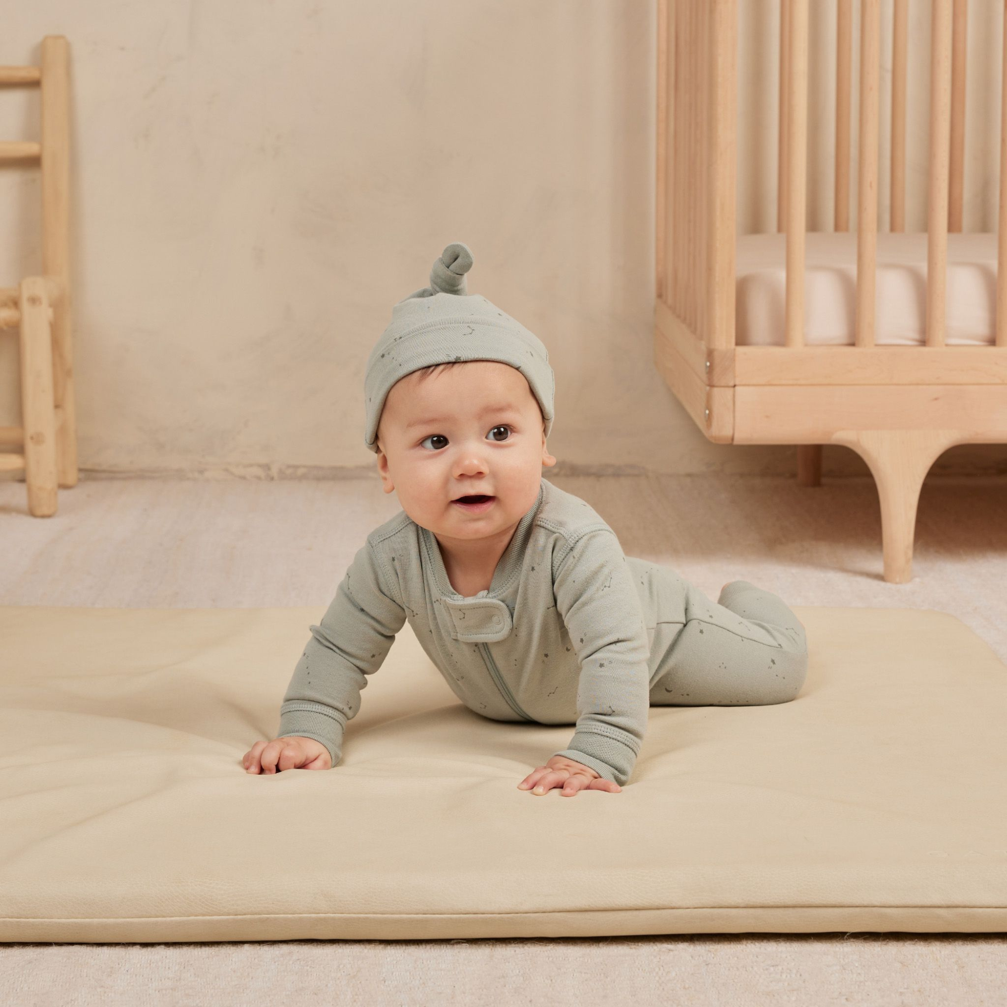 QUINCY MAE Zip Long Sleeve Sleeper - Constellations