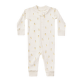 QUINCY MAE Zip Long Sleeve Sleeper - Lemons