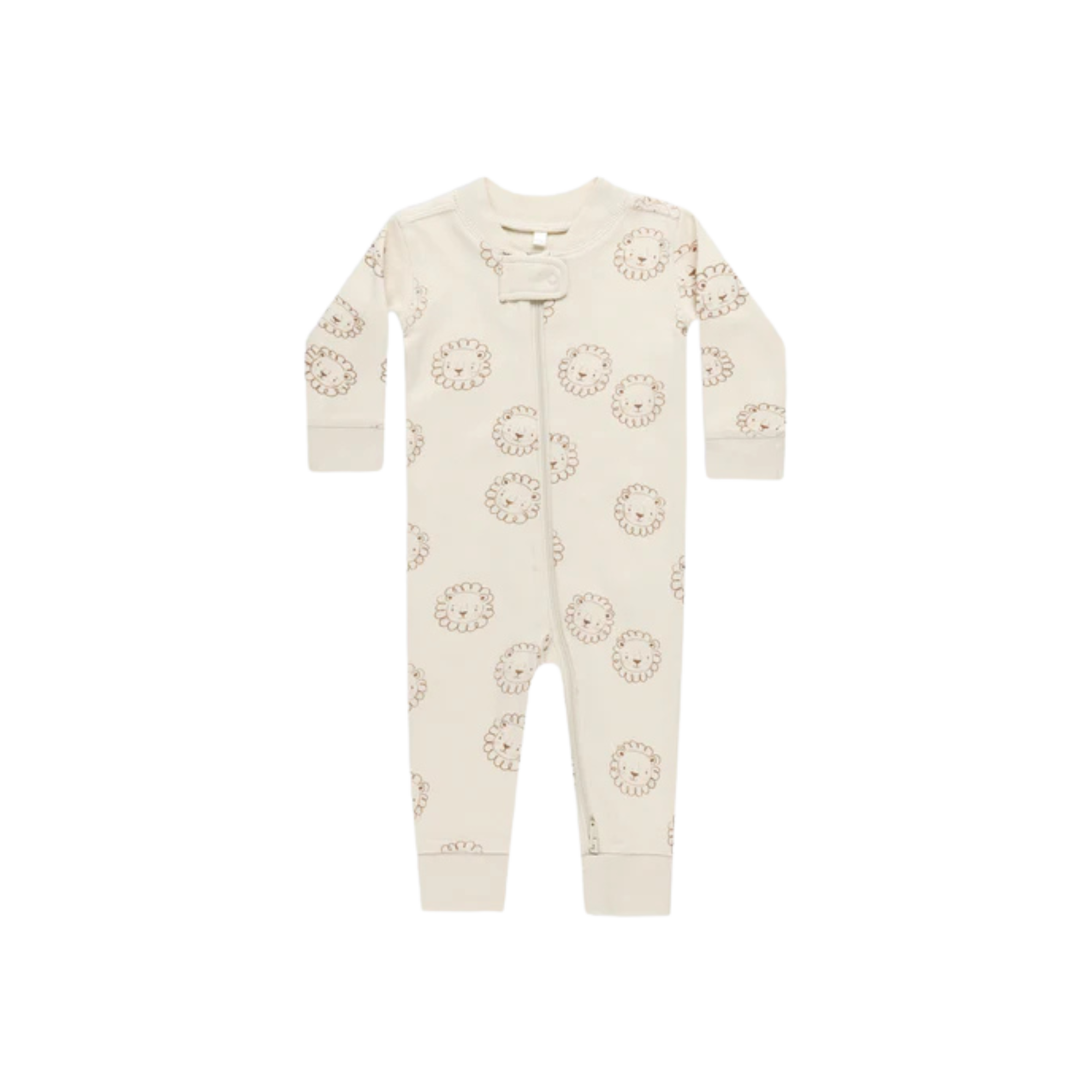 Pyjama à manches longues et fermeture éclair QUINCY MAE - Lions