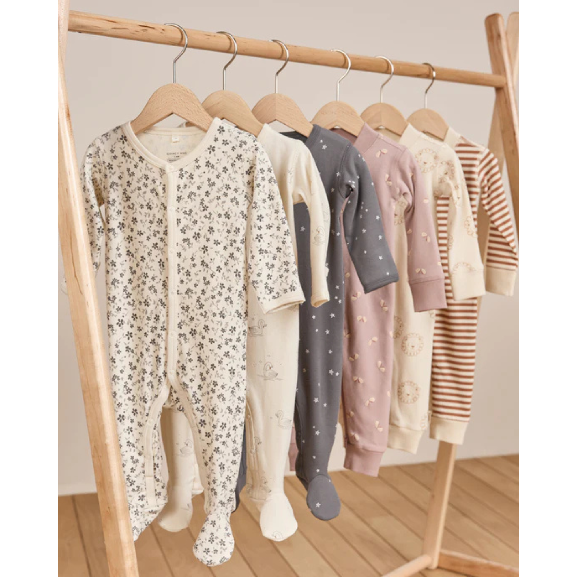 Pyjama à manches longues et fermeture éclair QUINCY MAE - Lions