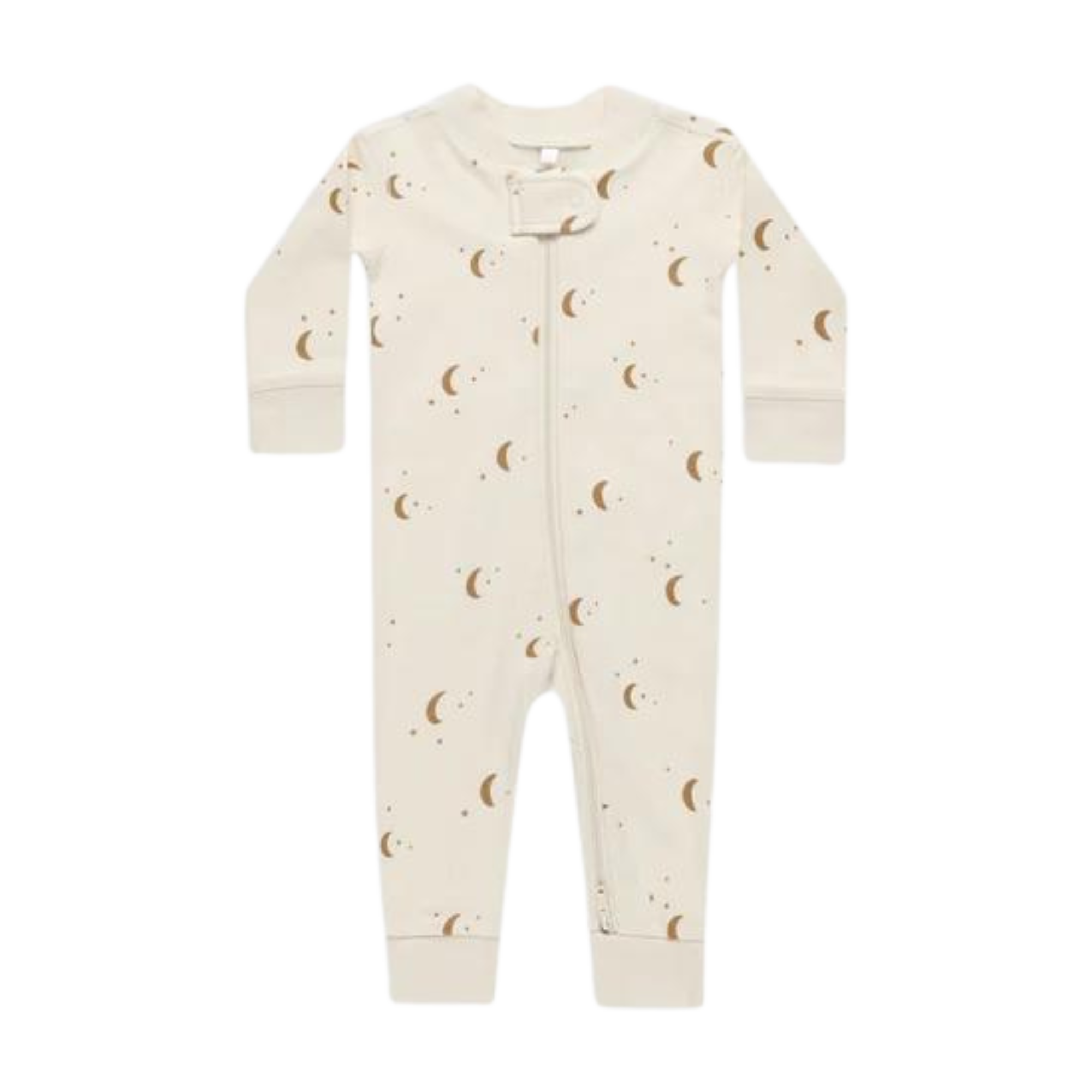 QUINCY MAE Zip Long Sleeve Sleeper - Moons