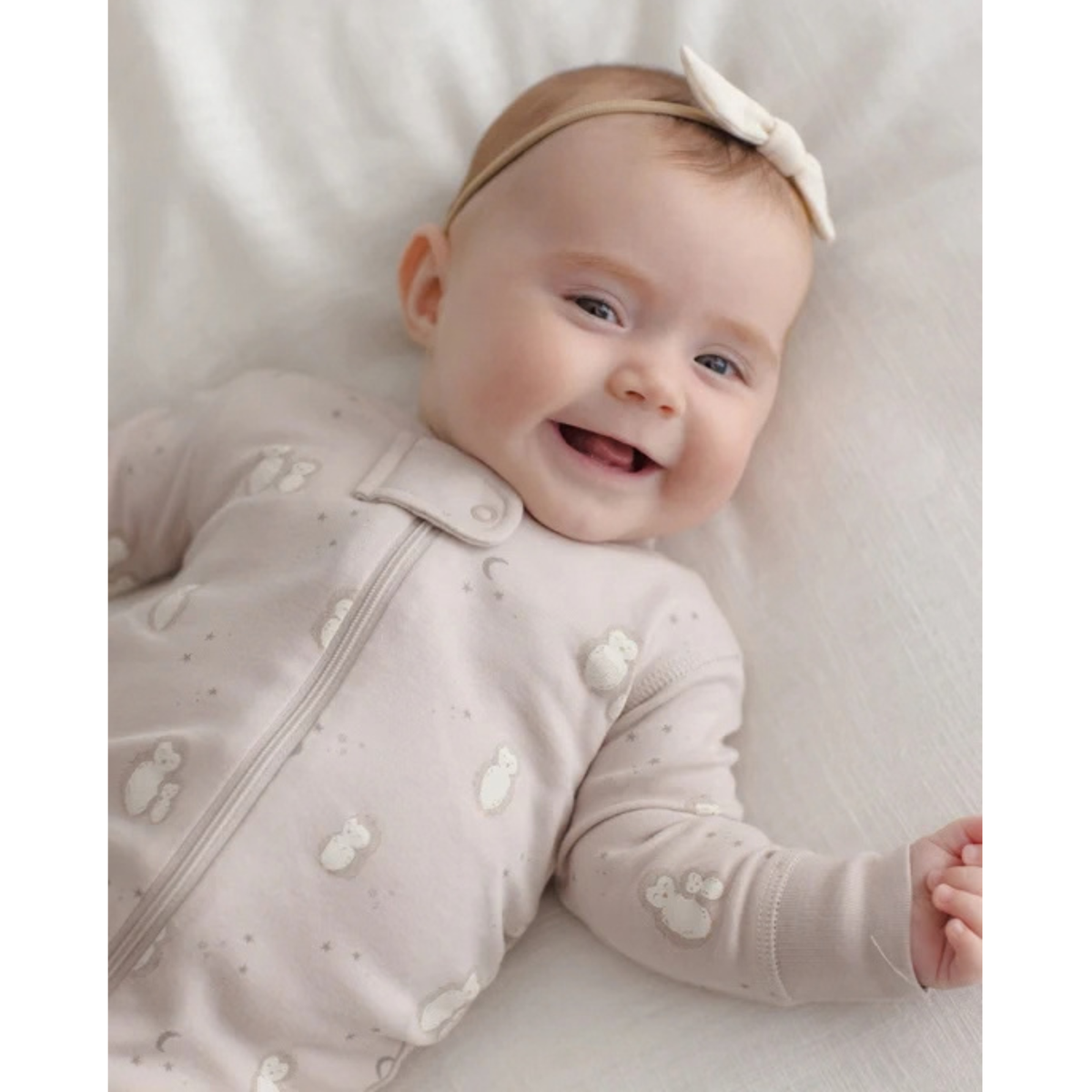 QUINCY MAE Zip Long Sleeve Sleeper - Owls