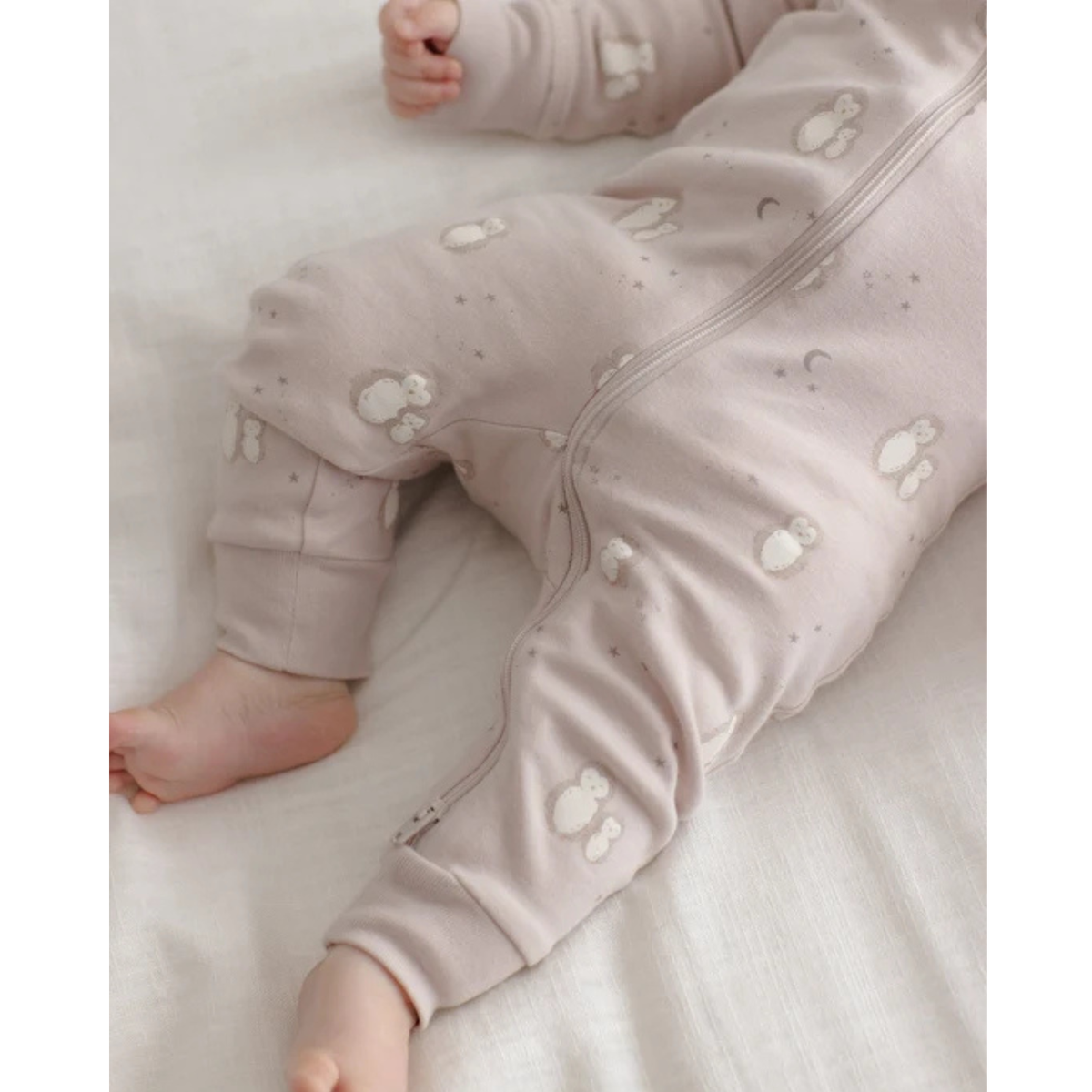 QUINCY MAE Zip Long Sleeve Sleeper - Owls