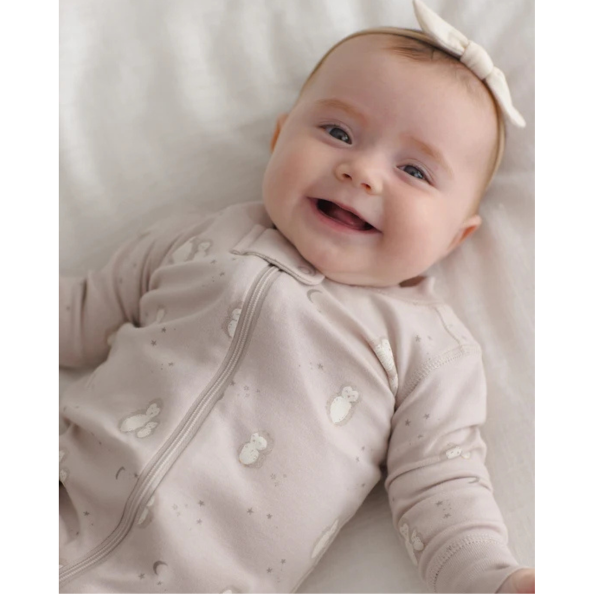 QUINCY MAE Zip Long Sleeve Sleeper - Owls
