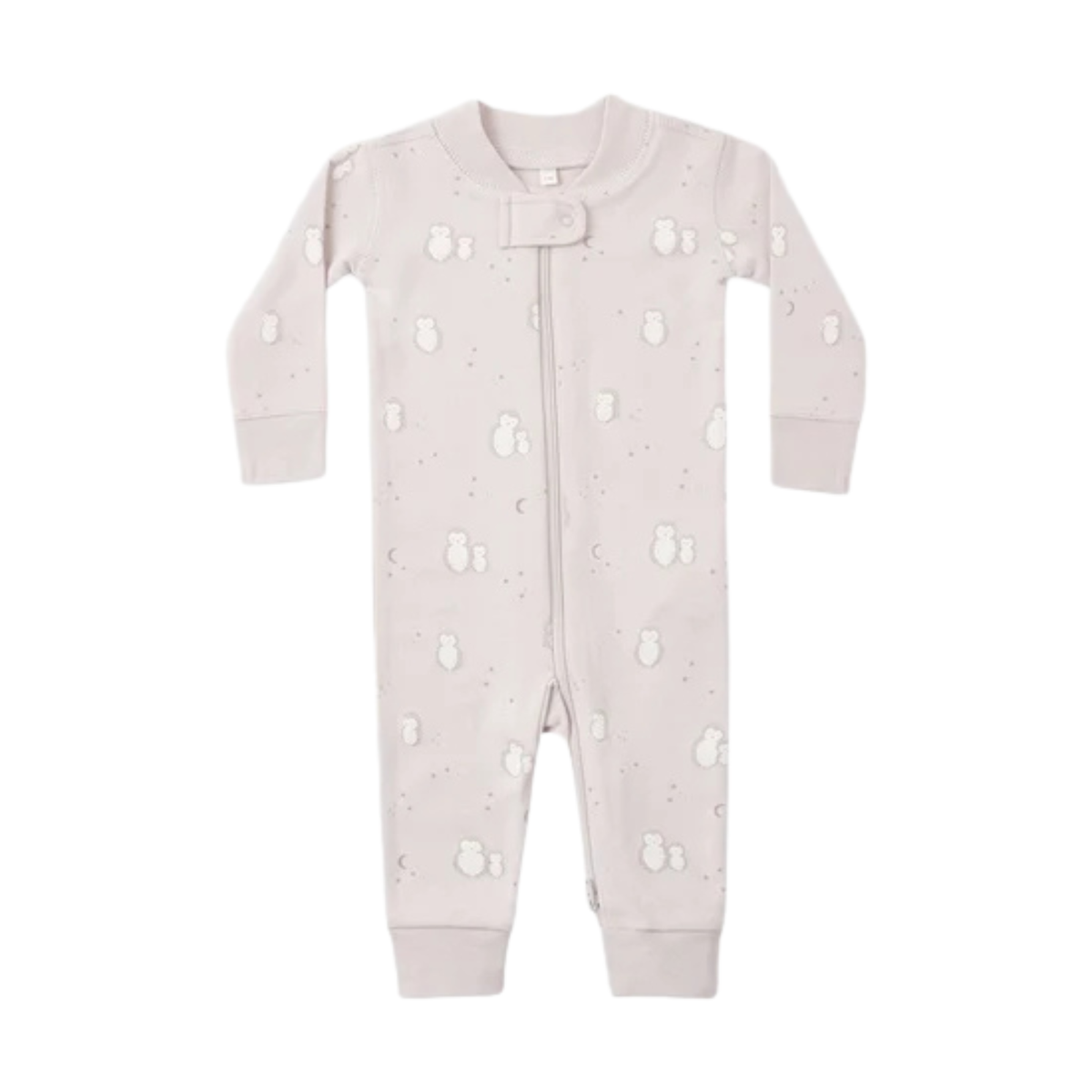 QUINCY MAE Zip Long Sleeve Sleeper - Owls