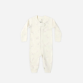QUINCY MAE Zip Long Sleeve Sleeper - Snow Owls