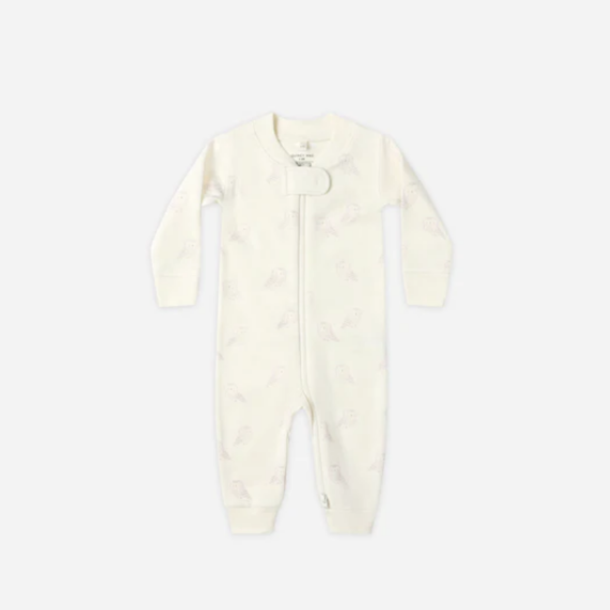 QUINCY MAE Grenouillère zippée à manches longues - Snow Owls