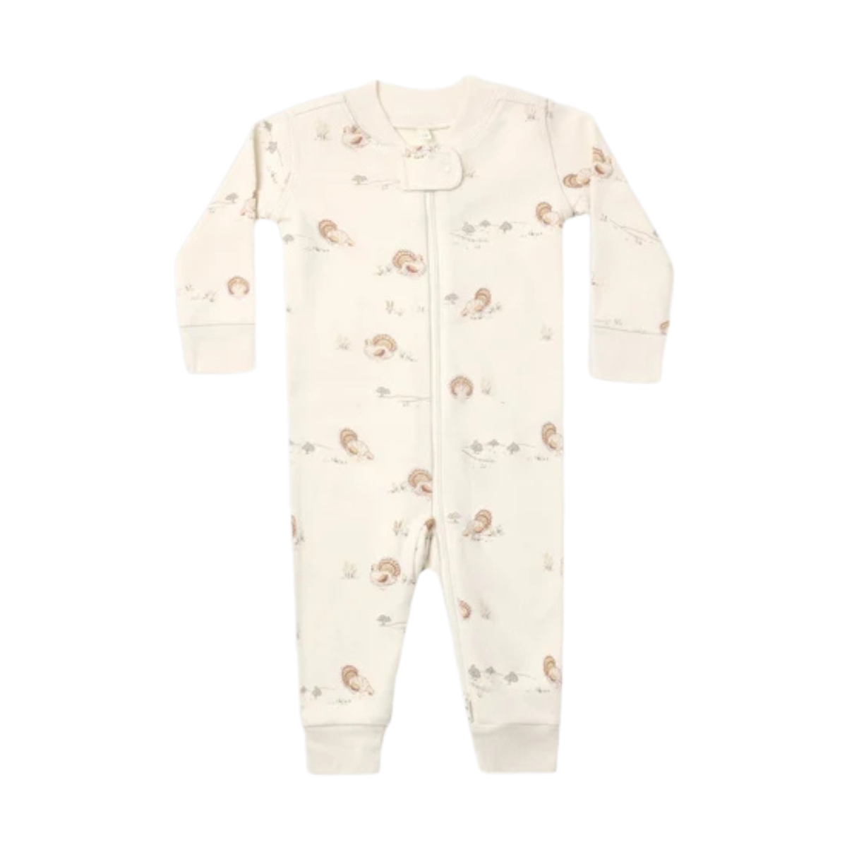 QUINCY MAE Zip Long Sleeve Sleeper - Turkey