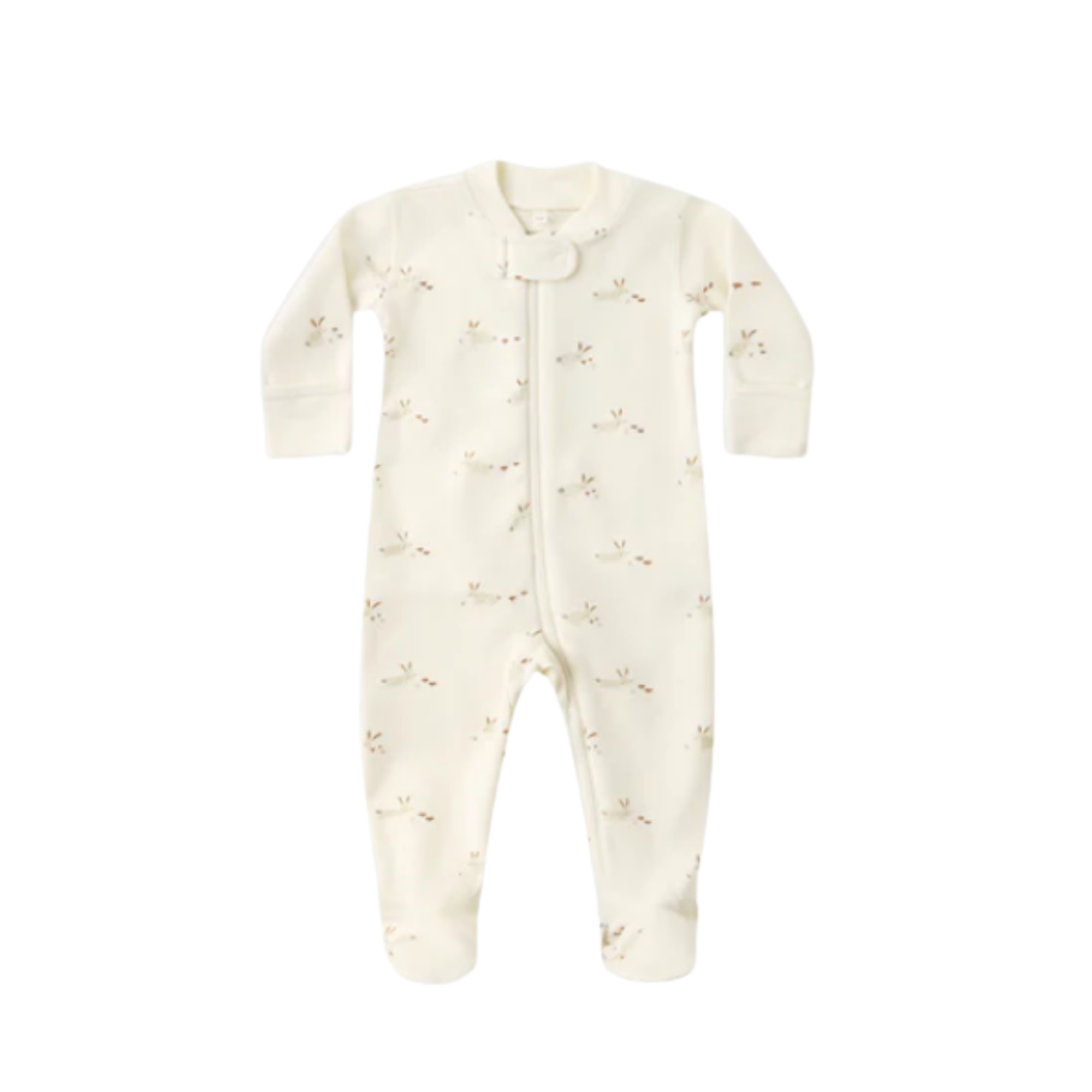 QUINCY MAE Zip Long Sleeve Sleeper Footie - Bunnies