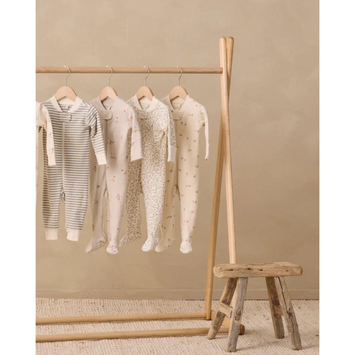 QUINCY MAE Zip Long Sleeve Sleeper Footie - Fox Land