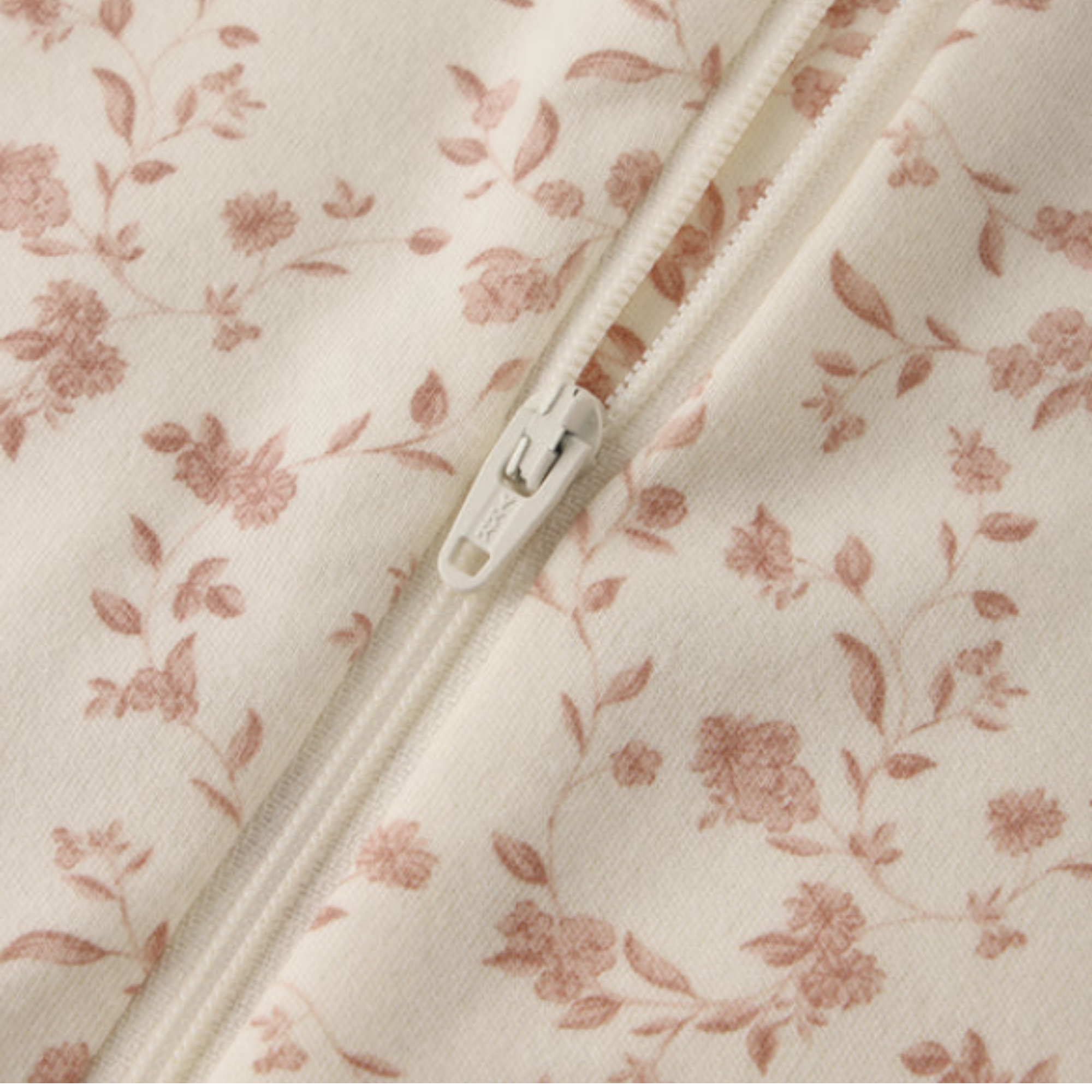 QUINCY MAE Zip Long Sleeve Sleeper Footie - French Garden