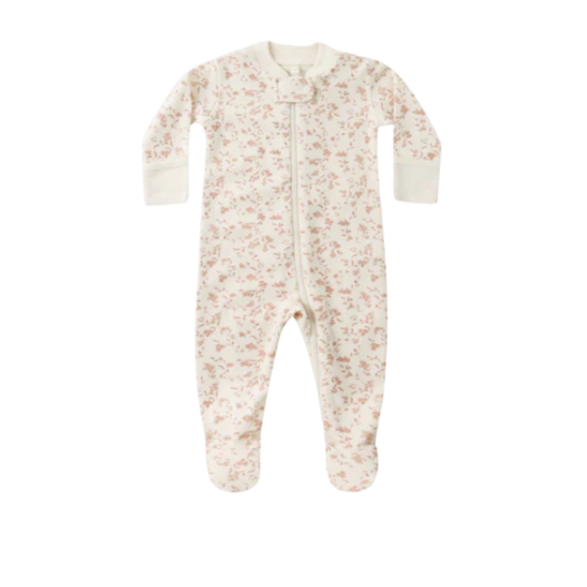 QUINCY MAE Zip Long Sleeve Sleeper Footie - French Garden