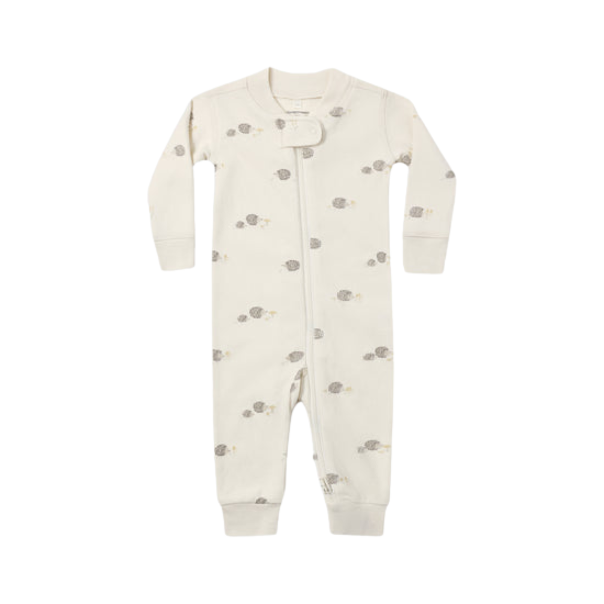 QUINCY MAE Zip Long Sleeve Sleeper - Hedgehog