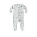 QUINCY MAE Zip Long Sleeve Sleeper Footie - Narwhals