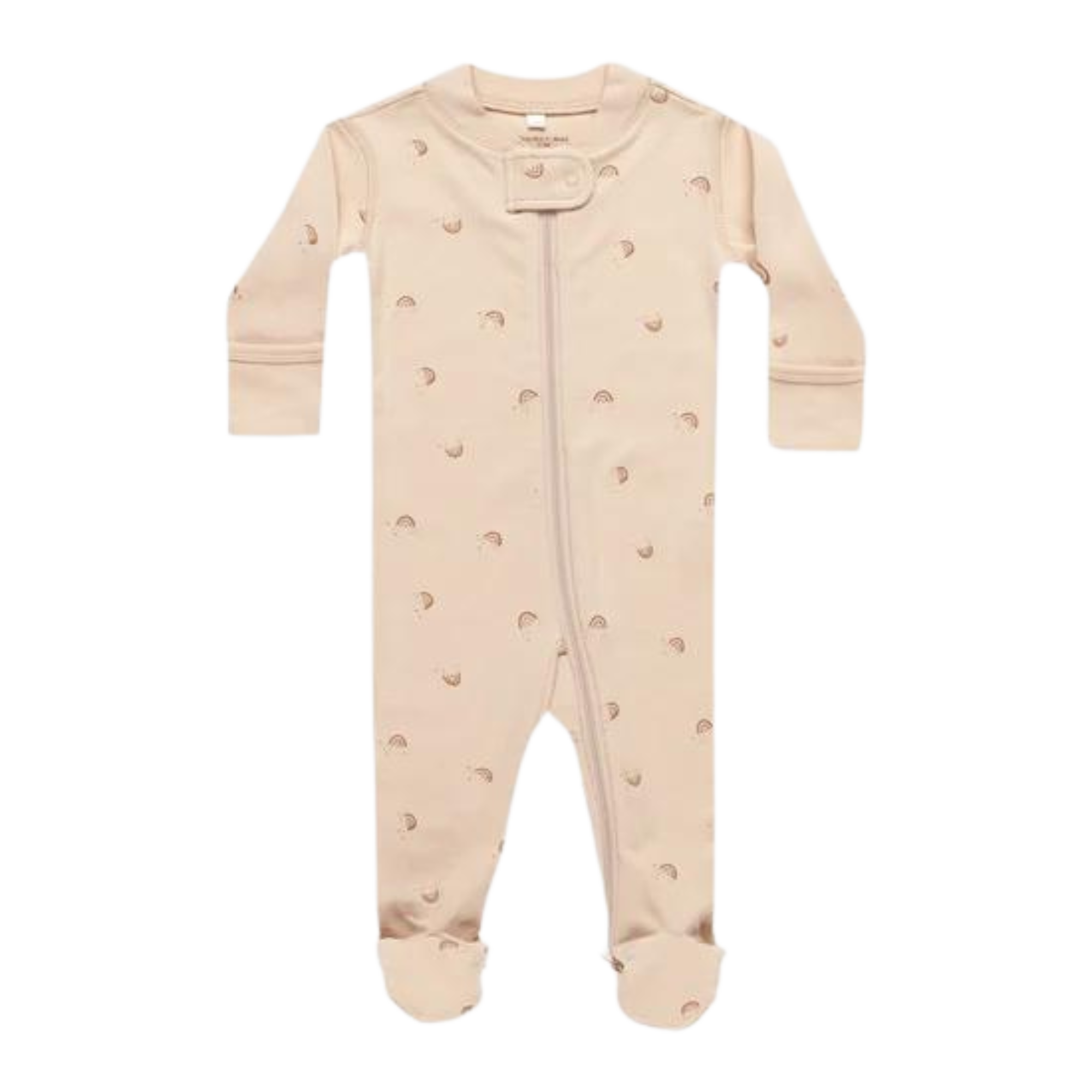 QUINCY MAE Grenouillère zippée à manches longues - Arcs-en-ciel