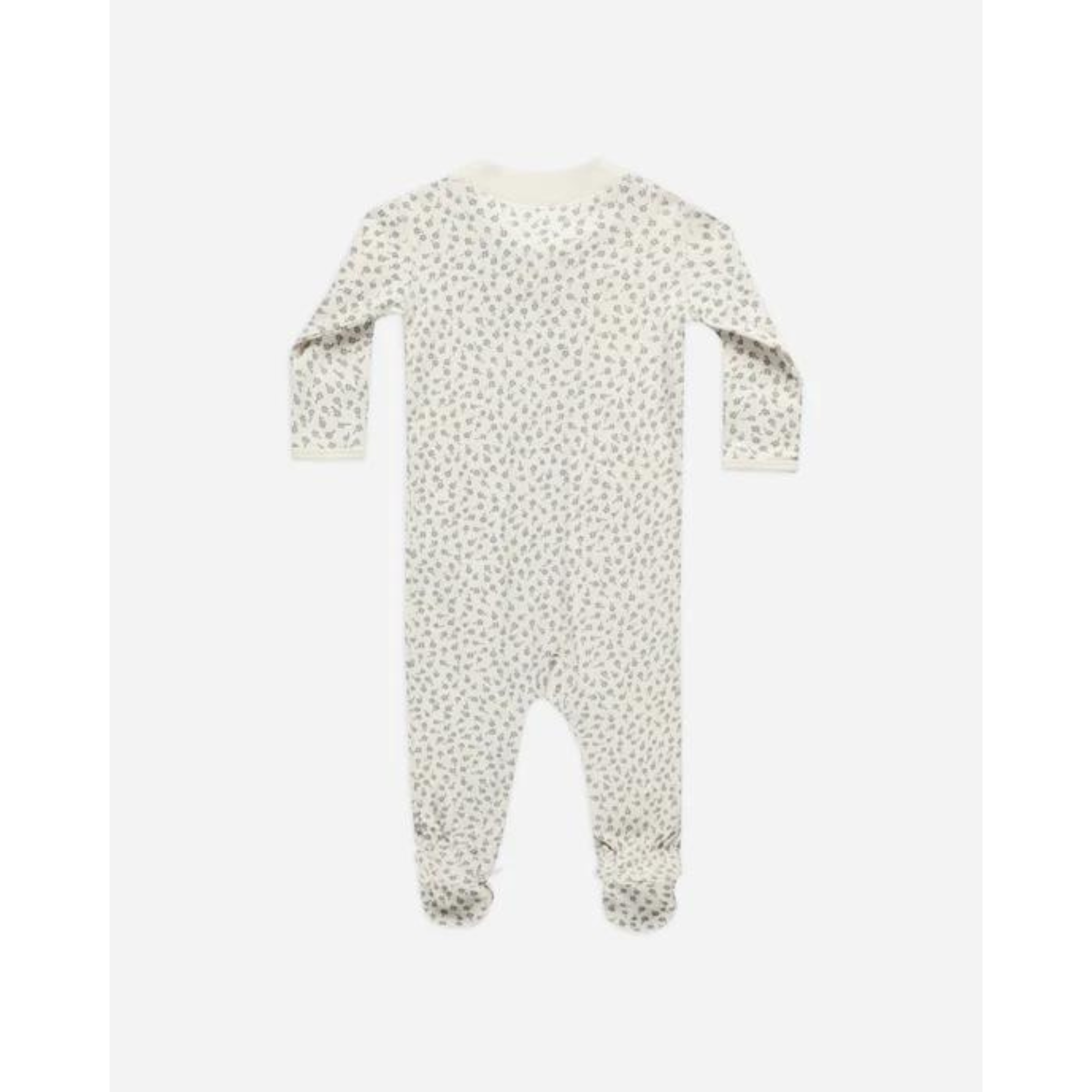QUINCY MAE Zip Long Sleeve Sleeper Footie - Scatter