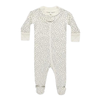 Thumbnail for QUINCY MAE Zip Long Sleeve Sleeper Footie - Scatter