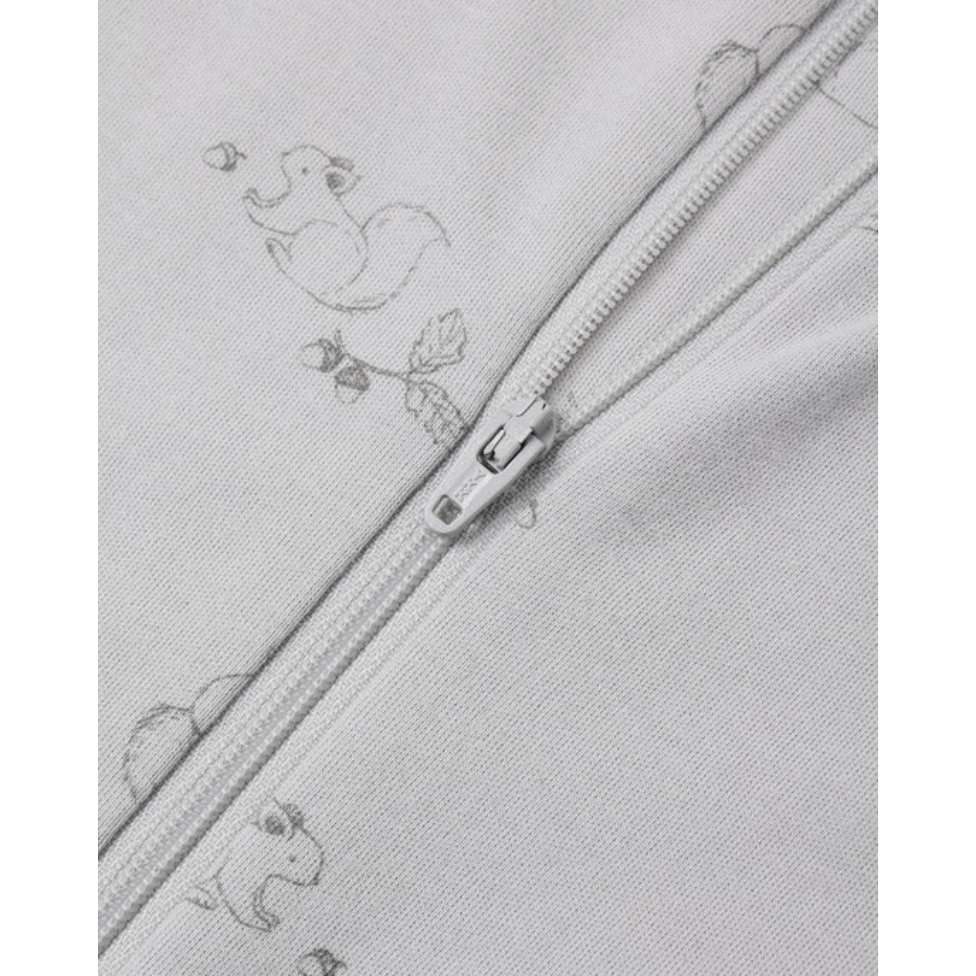 QUINCY MAE Zip Long Sleeve Sleeper - Squirrel