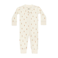 Pyjama à manches longues et fermeture éclair QUINCY MAE - Carottes