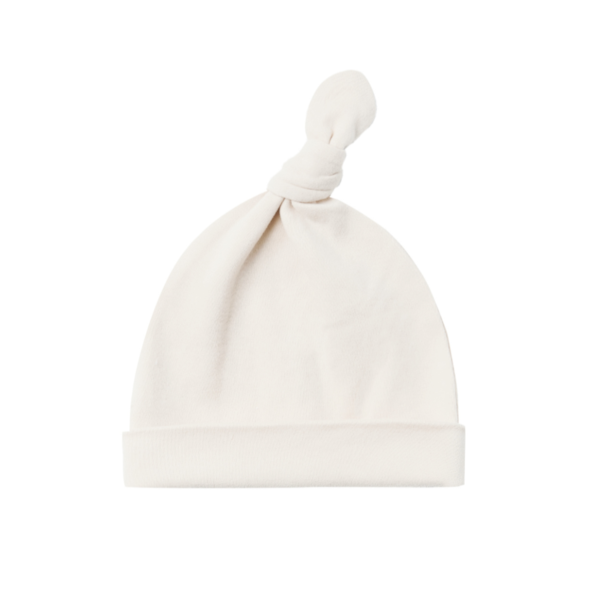 Bonnet noué QUINCY MAE pour bébé 0-6 mois - Ivoire