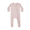 QUINCY MAE Bamboo Zip Footie - Twinkle