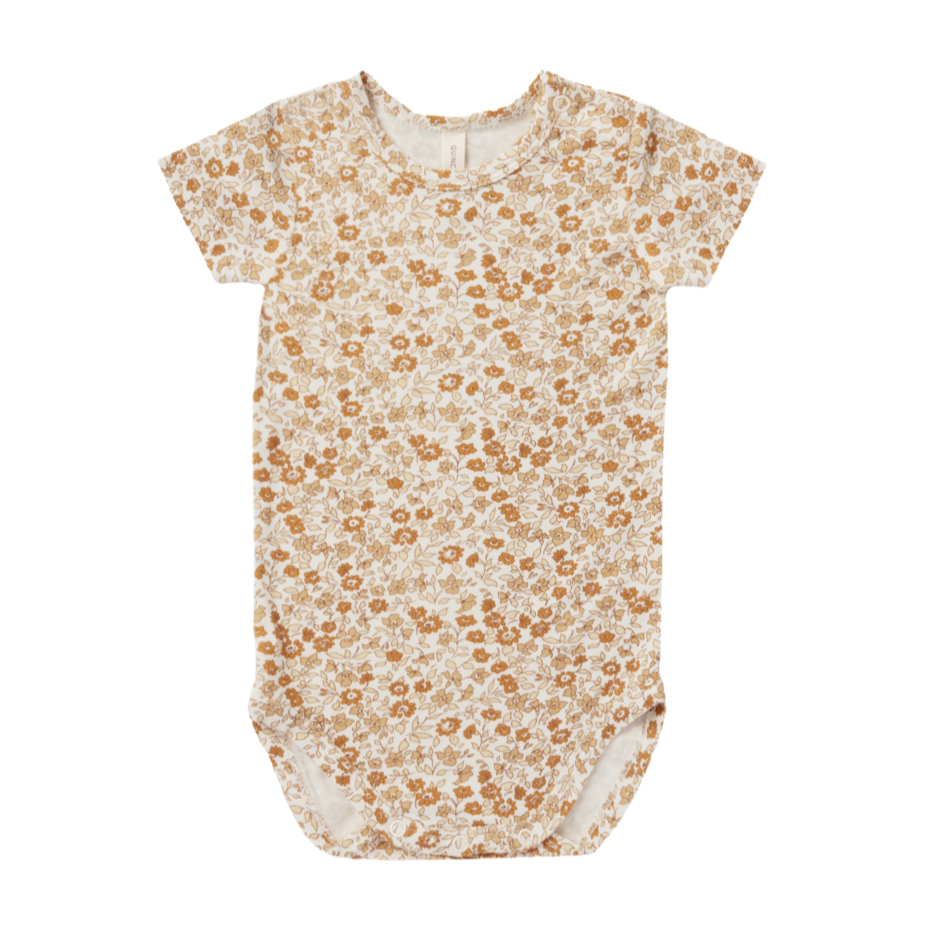 QUINCY MAE Body à manches courtes en bambou - Marigold