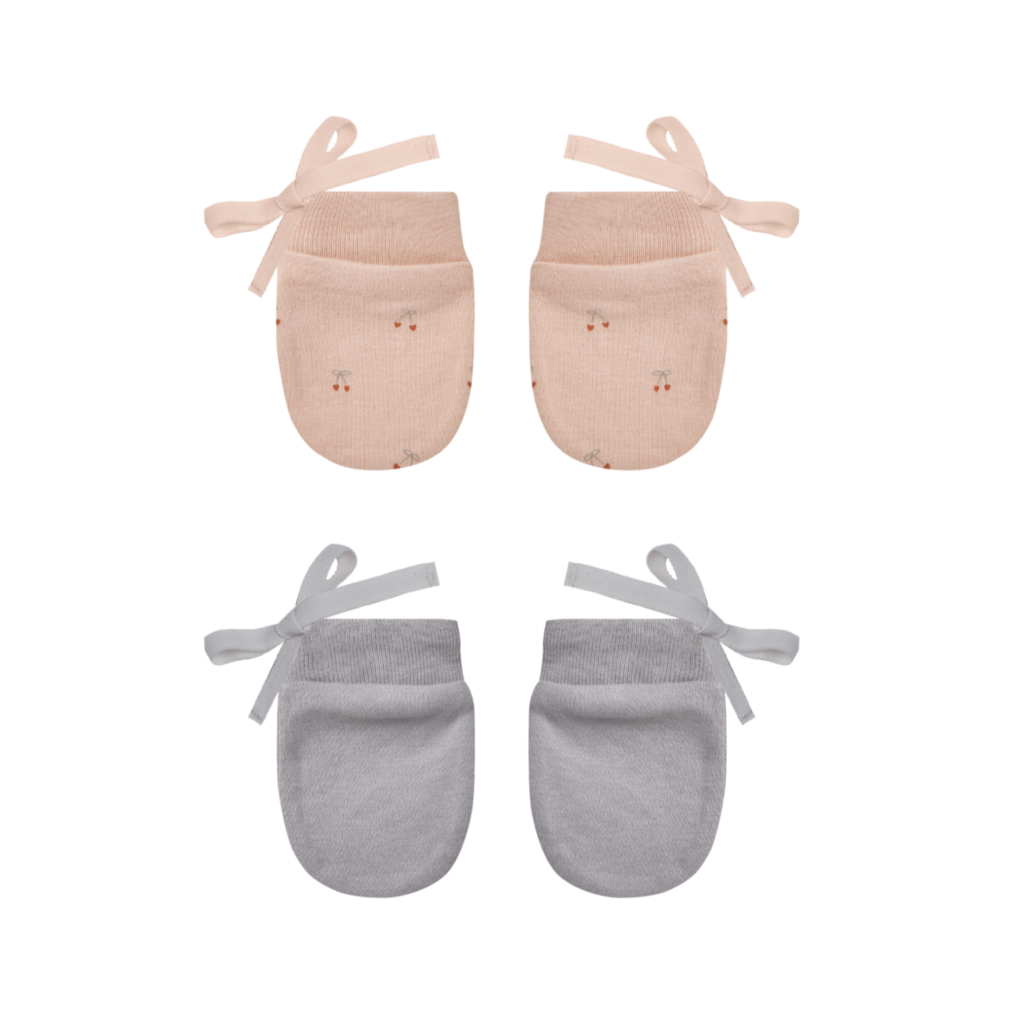 QUINCY MAE Moufles anti-rayures (lot de 2) - Pervenche