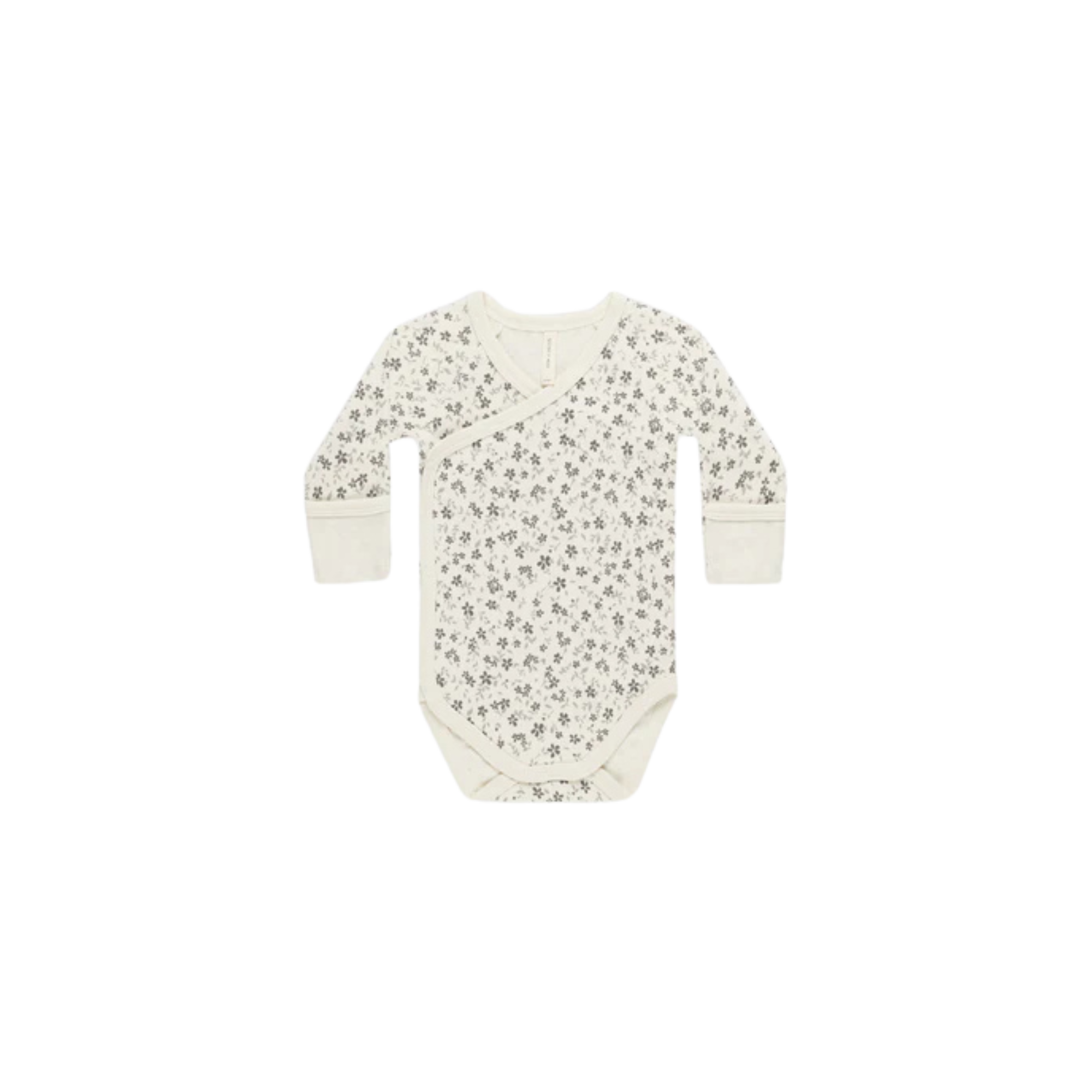 QUINCY MAE Body à boutons-pression sur le côté - Bleu fleuri