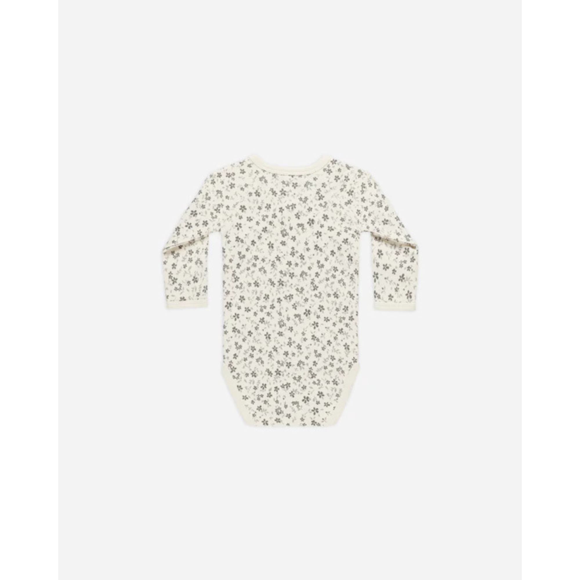 QUINCY MAE Body à boutons-pression sur le côté - Bleu fleuri