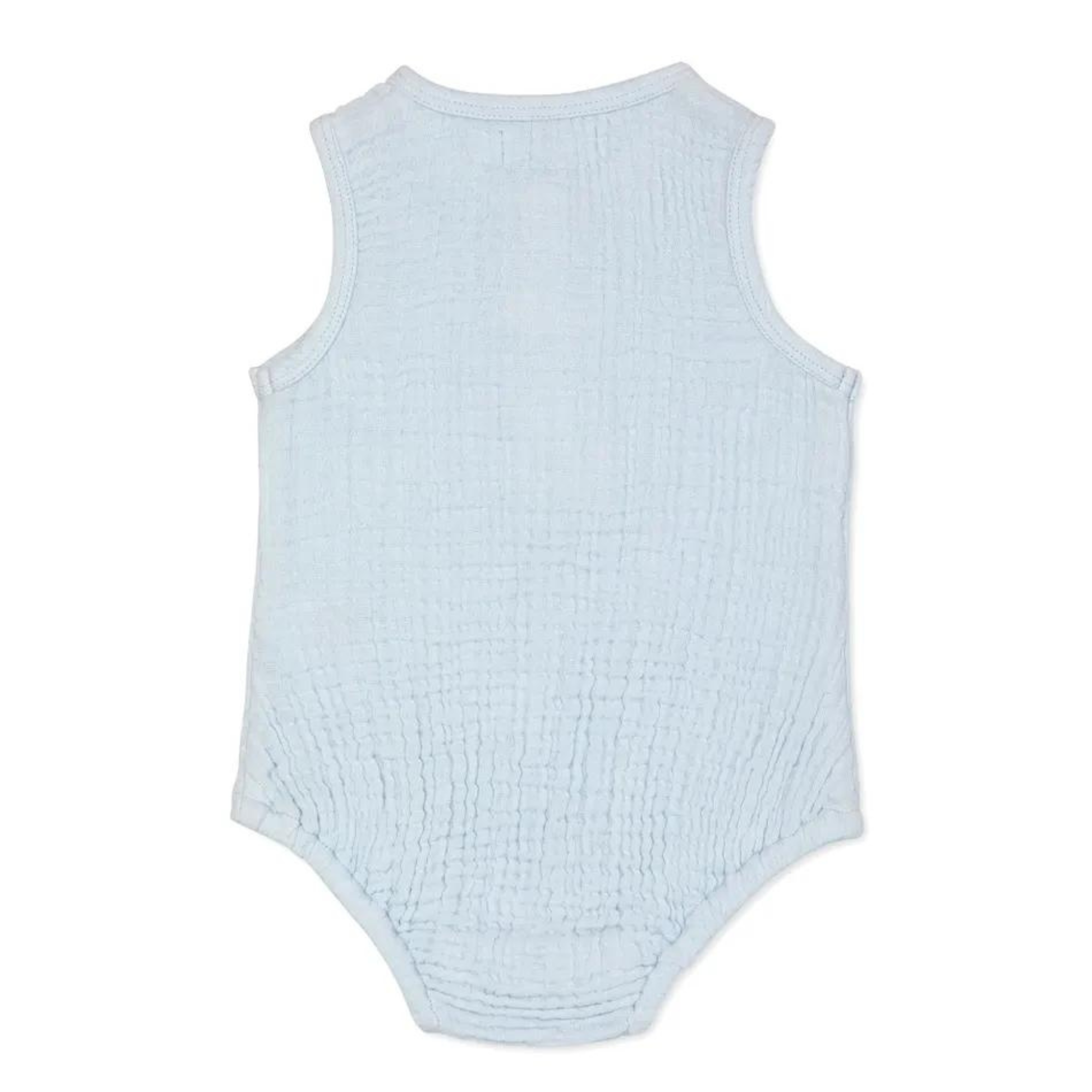 RISE LITTLE EARTHLING Barboteuse froissée à ballons - Bleu clair