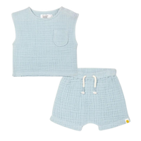 Thumbnail for RISE LITTLE EARTHLING Crinkle Set - Light Blue