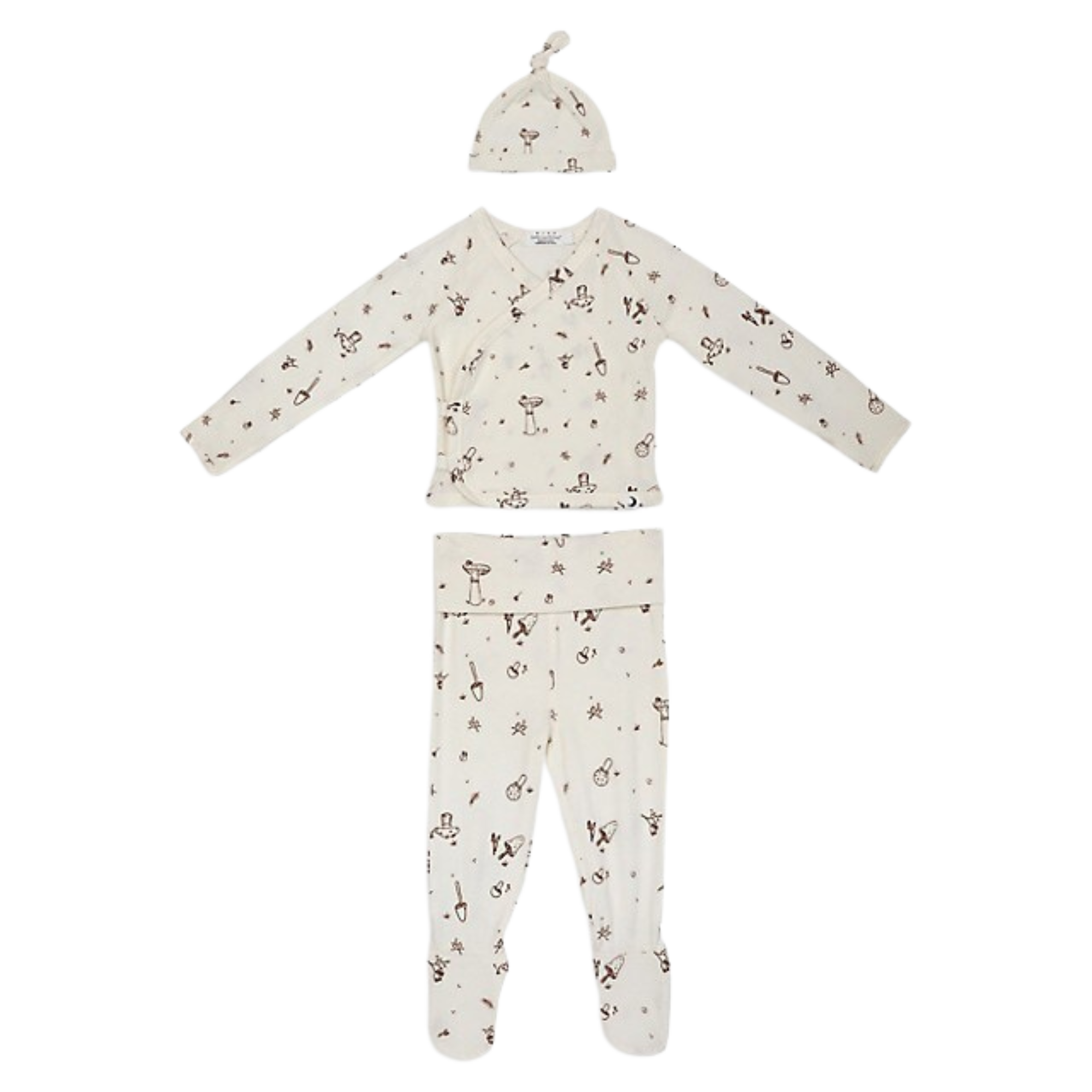 RISE LITTLE EARTHLING Gift Set - Antique White Mushroom