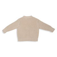 Thumbnail for RISE LITTLE EARTHLING V-Neck Cardigan - Beige