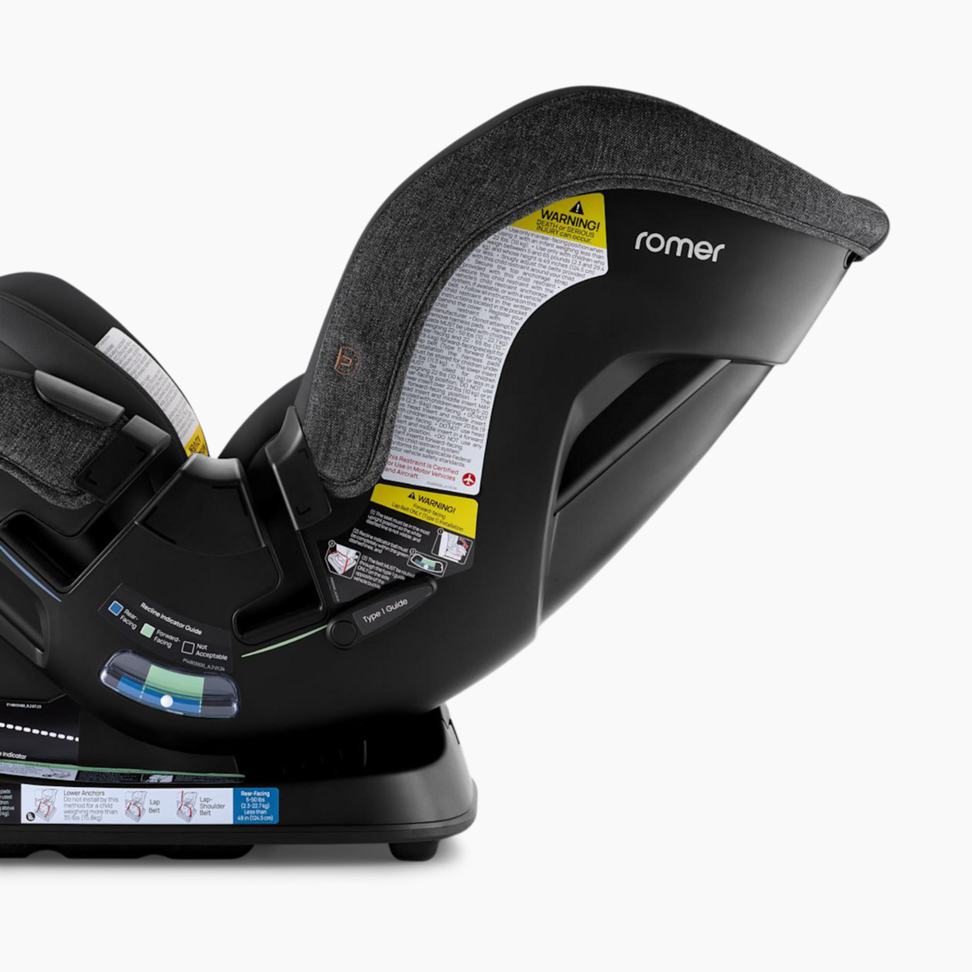 ROMER Veni Convertible Car Seat - Peppercorn