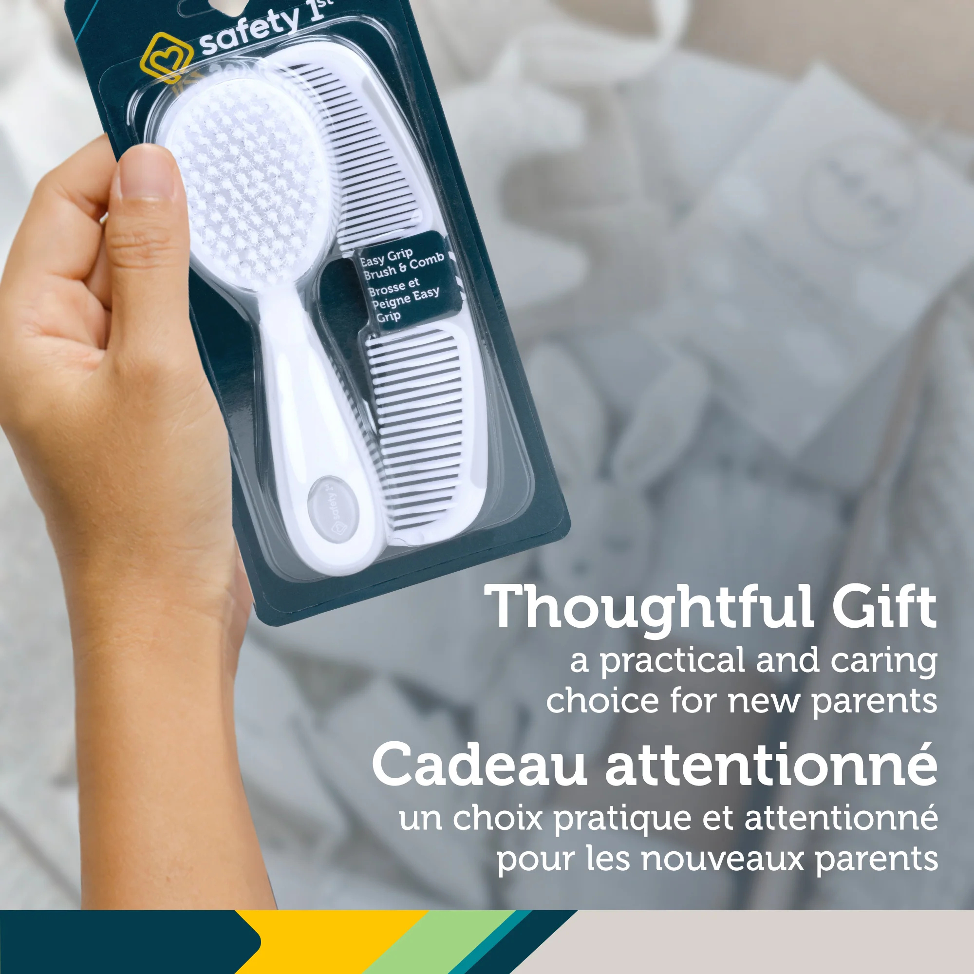 SAFETY 1ST Easy Grip Brush and Comb Set