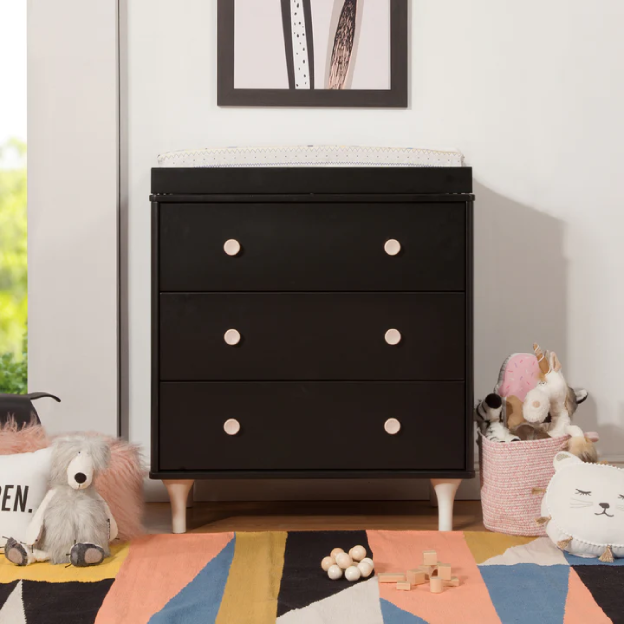 BABYLETTO Lolly 3-Drawer Changer Dresser