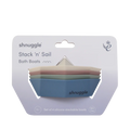 SHNUGGLE Stack and Sail Bath Boat Toys (4-Pack)