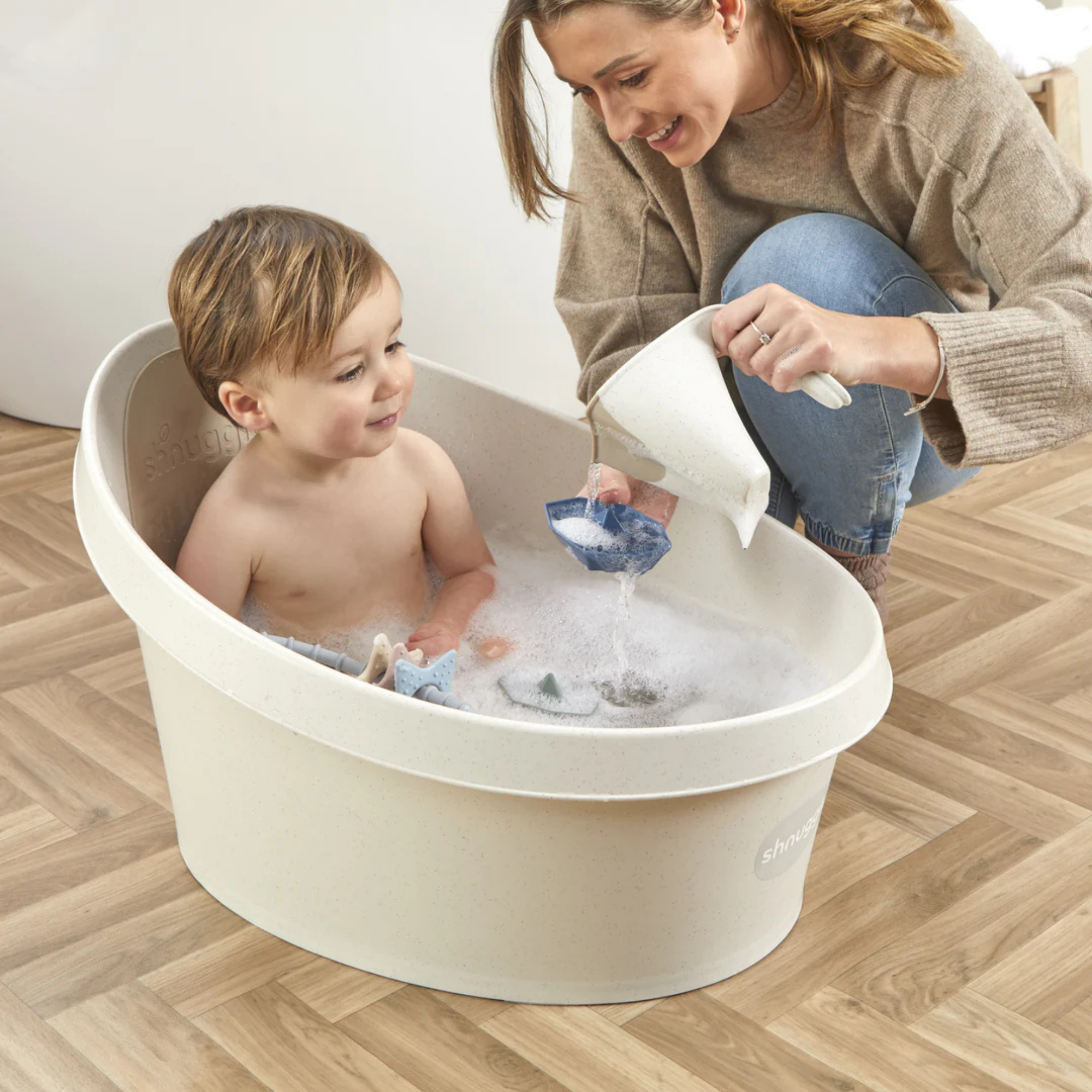 SHNUGGLE Toddler Bath ECO - Cookies & Cream