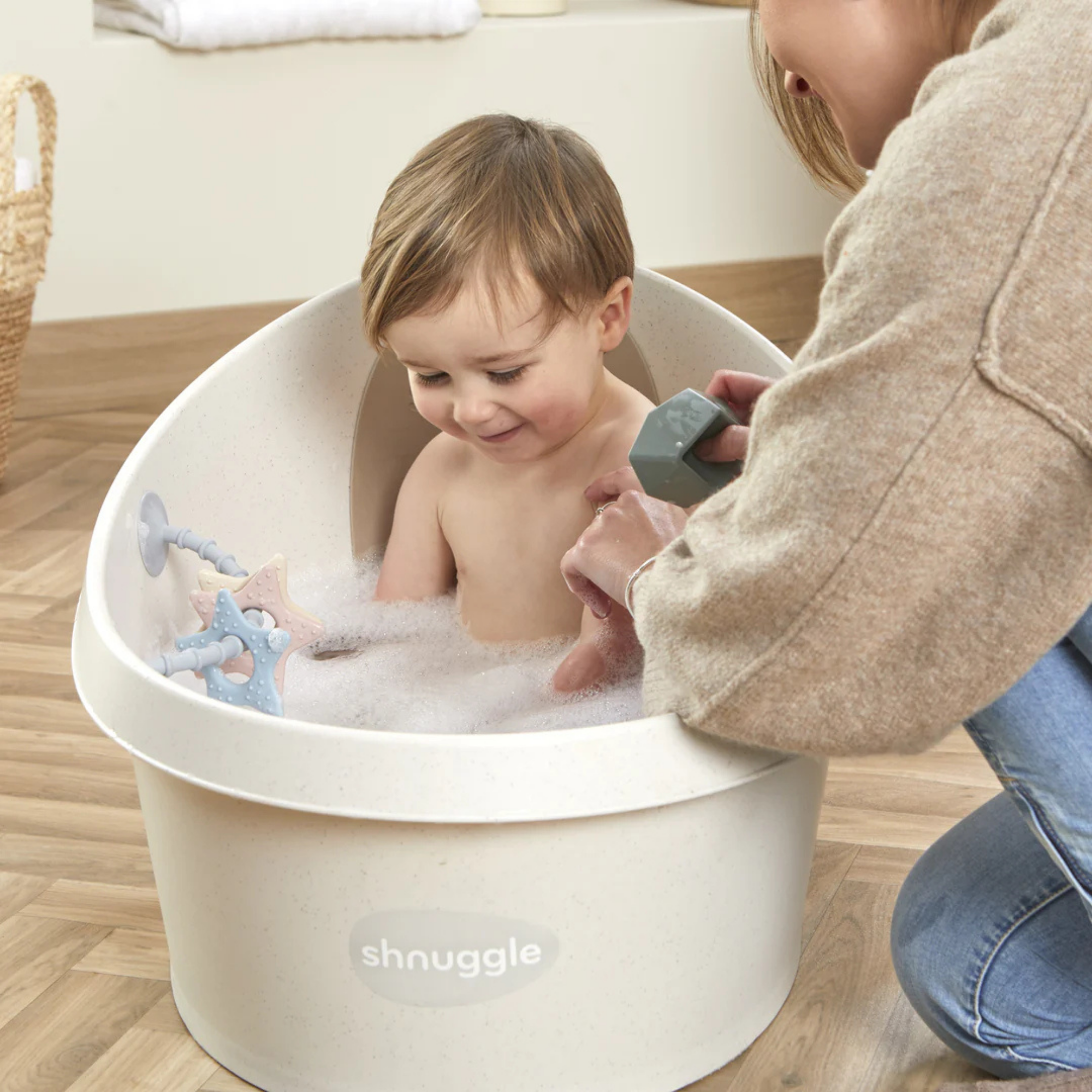 SHNUGGLE Toddler Bath ECO - Cookies & Cream
