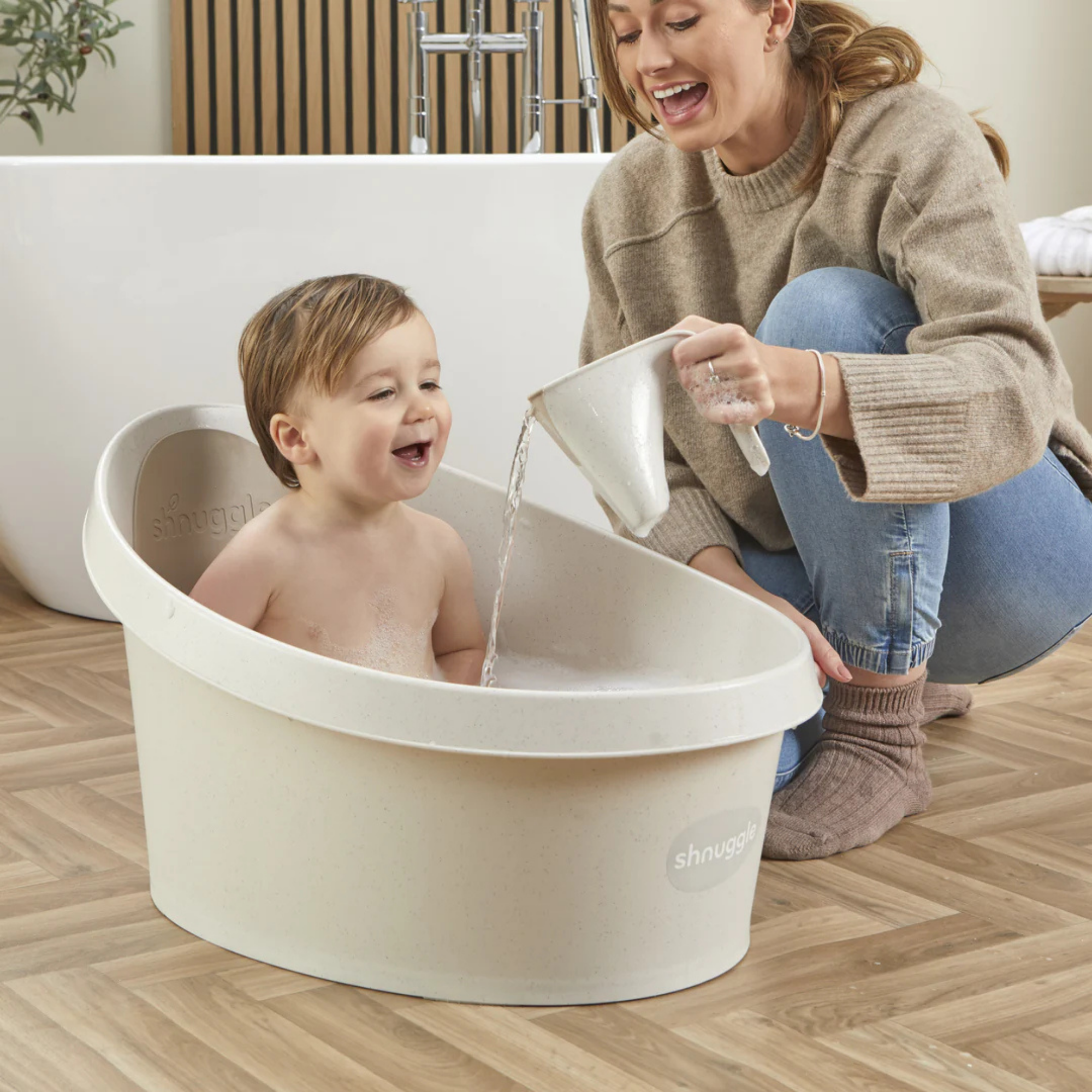 SHNUGGLE Washy Bath Jug ECO- Cookies & Cream