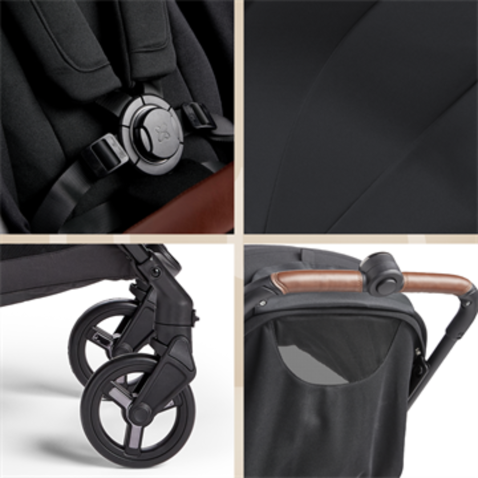 SILVER CROSS Jet 3 Super Compact Stroller - Black