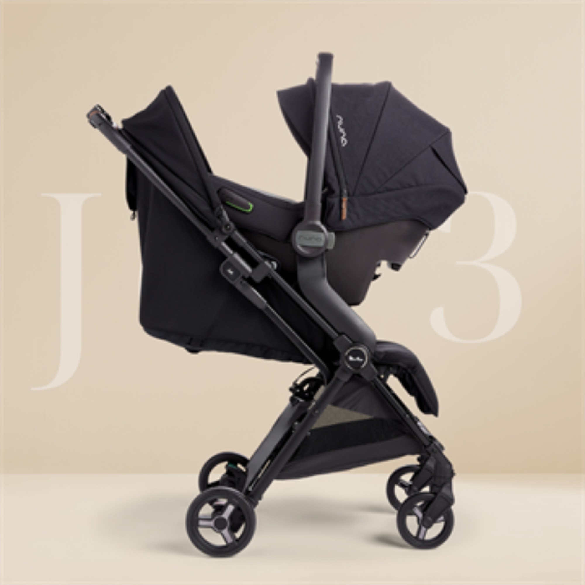SILVER CROSS Jet 3 Super Compact Stroller - Black