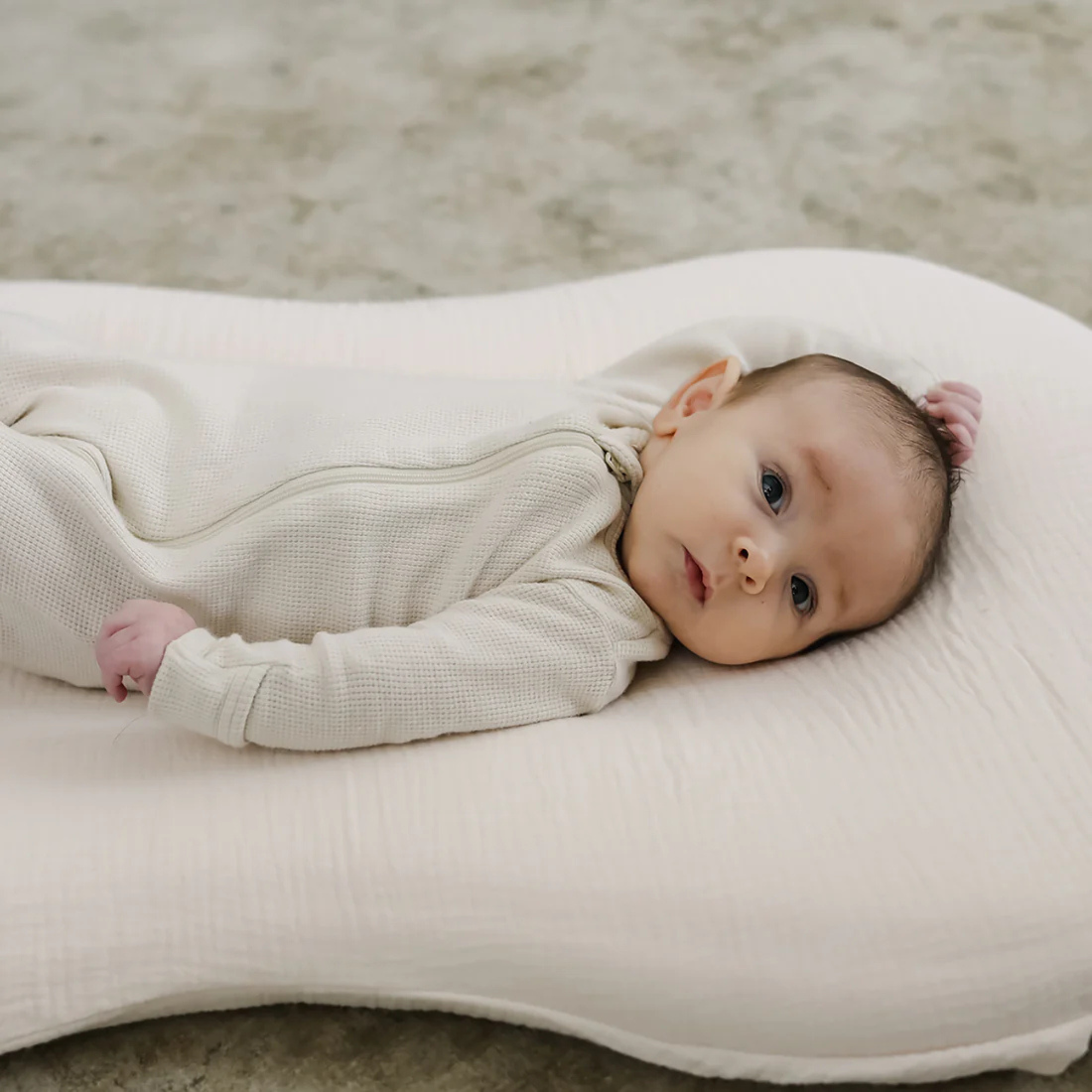 SNUGGLE ME Lounger Curve Muslin Cover