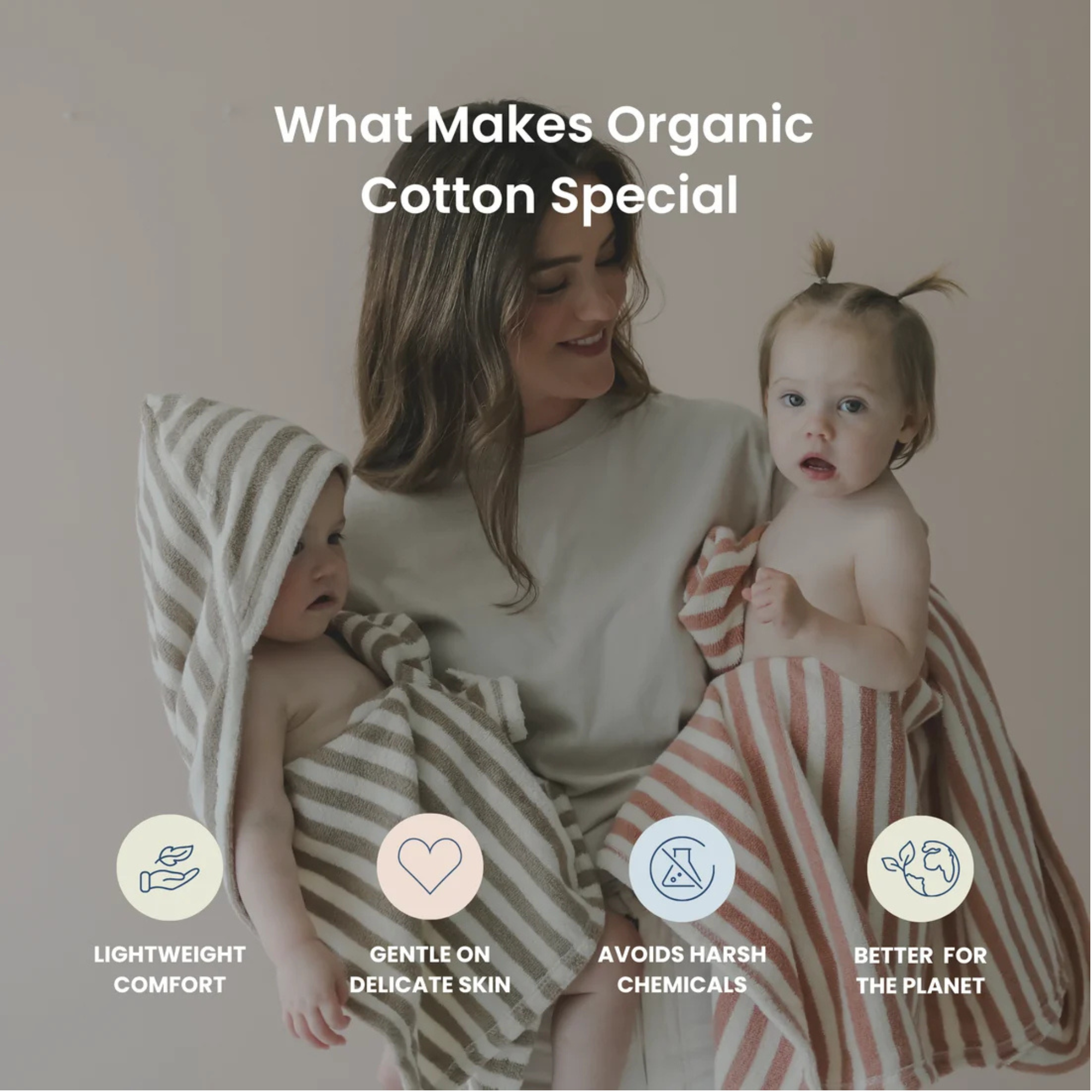 SNUGGLE ME ORGANIC Hooded Towel