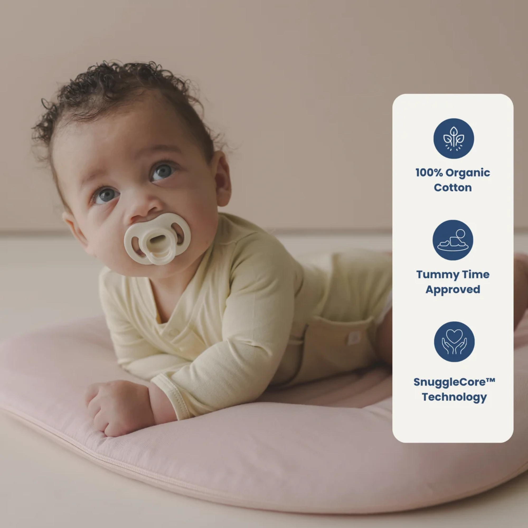 SNUGGLE ME ORGANIC Infant Lounger Wave