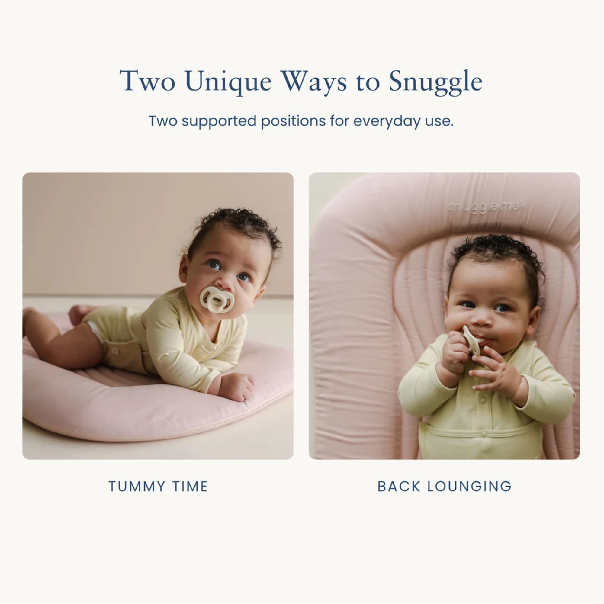 SNUGGLE ME ORGANIC Infant Lounger Wave